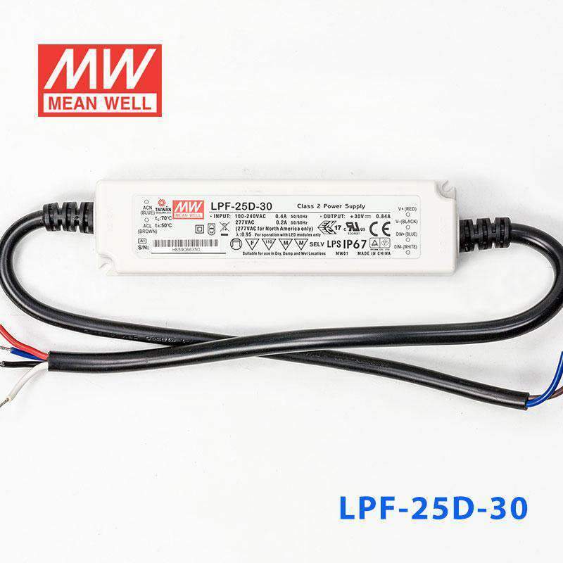 Mean Well LPF-25D-30 Power Supply 25W 30V - Dimmable - PHOTO 2
