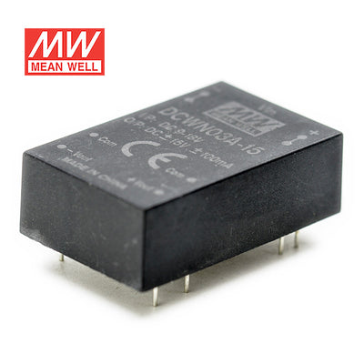 Mean Well DCWN03A-15 DC-DC Converter - 3W 9~18V DC in 15V out 200mA