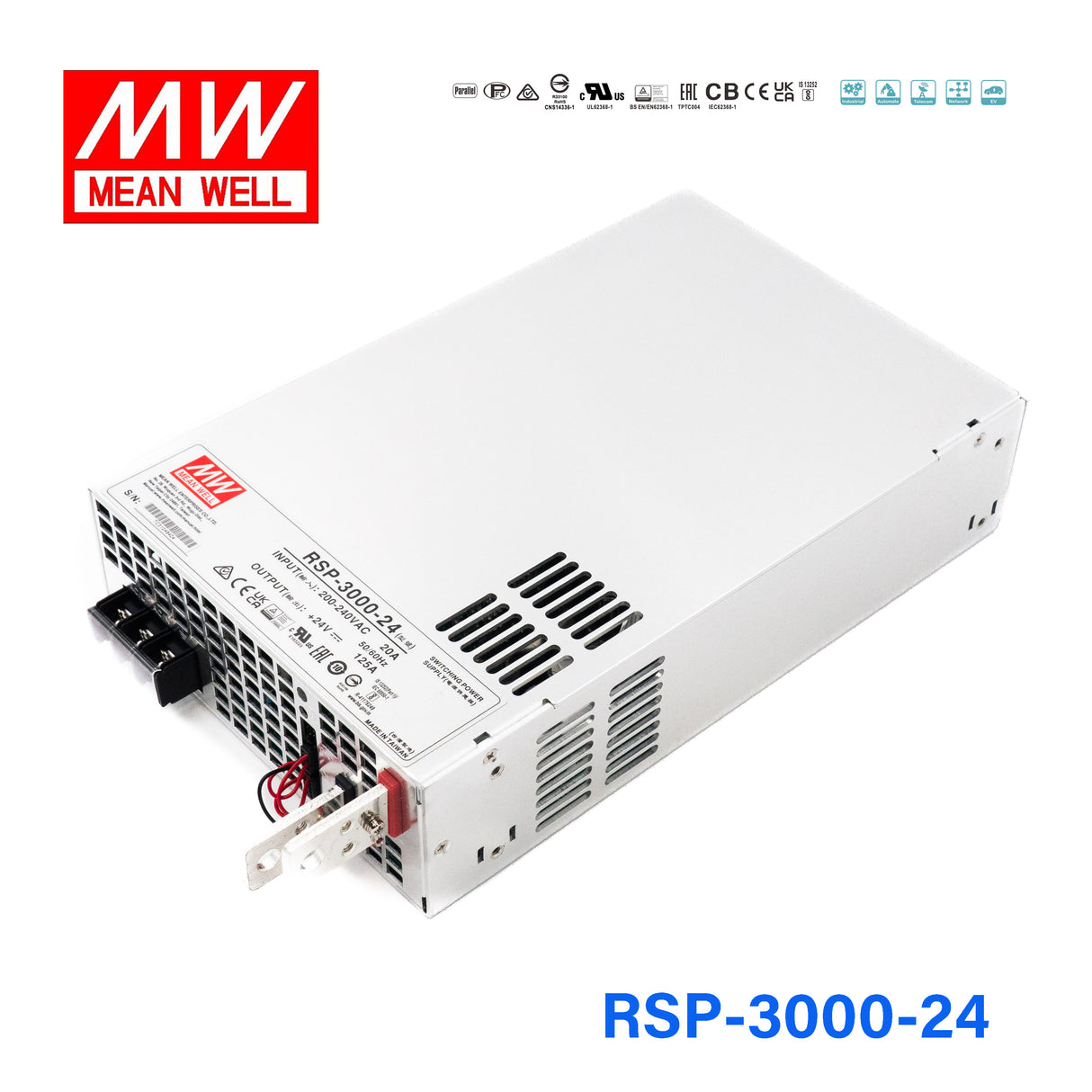 Mean Well RSP-3000-24 Power Supply 3000W 24V 125A