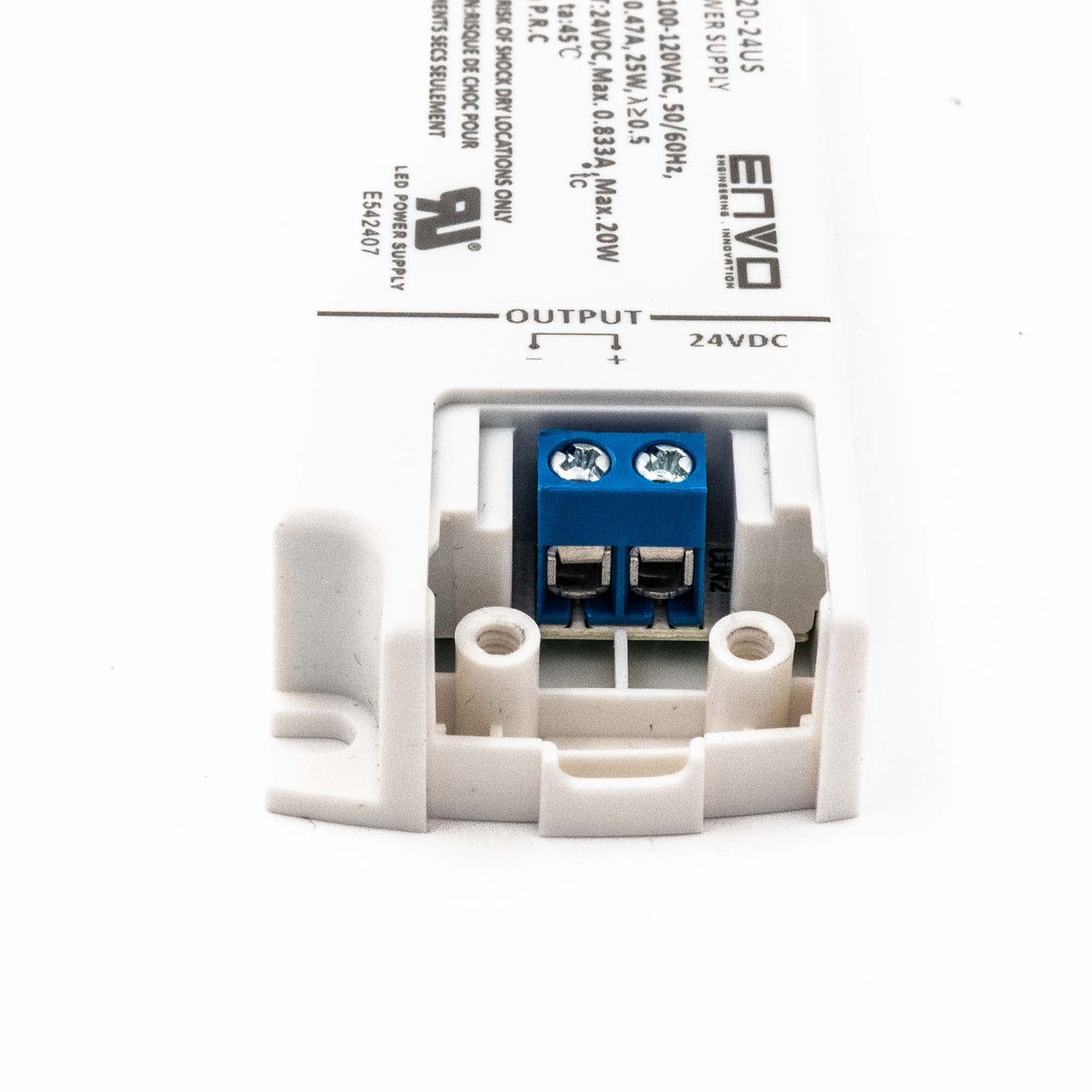 ENVO EV - SE - 15 - 24US LED Driver 15W 24V - EV - SE - 15 - 24US - powersupplymall.com