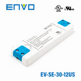 ENVO EV-SE-30-12US LED Driver 30W 12V 2.5A - EV-SE-30-12US - powersupplymall.com