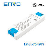 ENVO EV-SE-75-12US LED Driver 75W 12V 6.25A - EV-SE-75-12US - powersupplymall.com