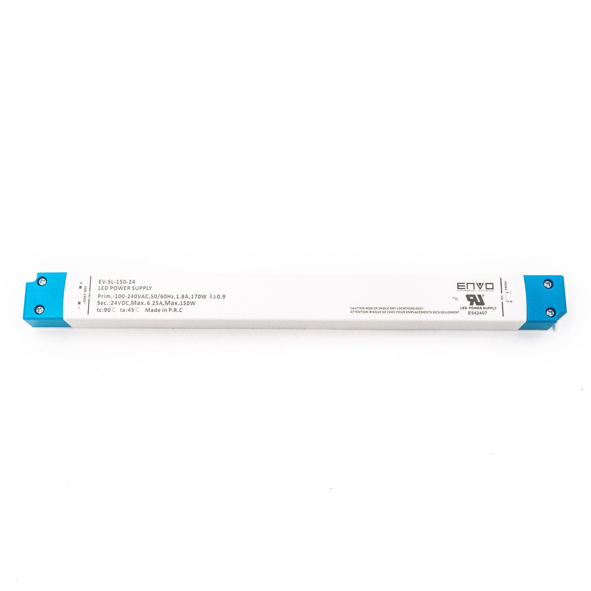 ENVO EV-SL-150-24 Linear Type LED Driver 150W 24V 6.25A - EV-SL-150-24 - powersupplymall.com