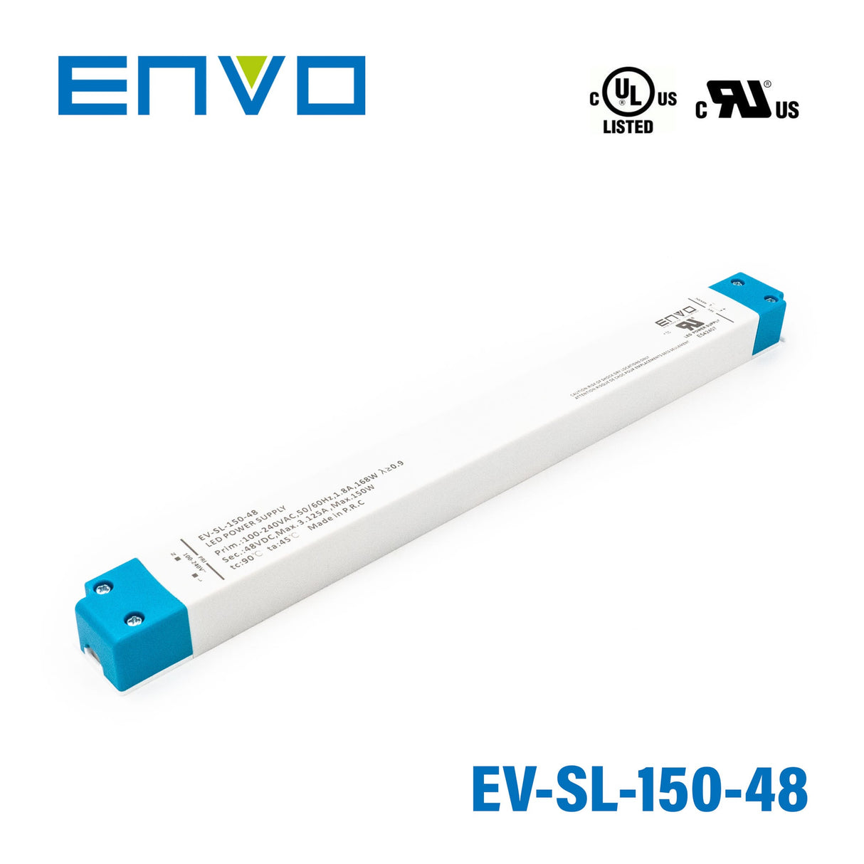 ENVO EV-SL-150-48 Linear Type LED Driver 150W 48V 3.125A - EV-SL-150-48 - powersupplymall.com