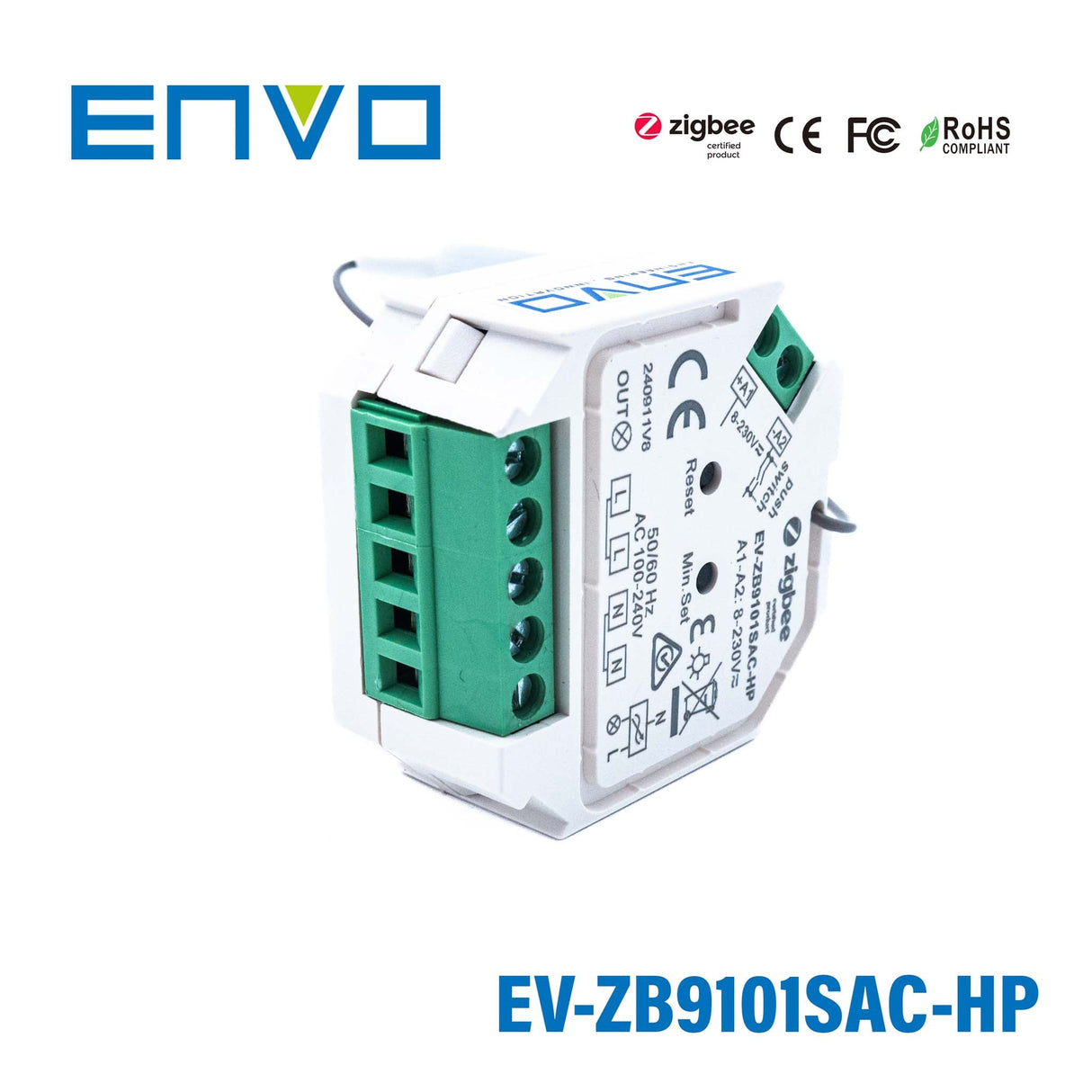 ENVO ZigBee AC Phase Dimmer - EV - ZB9101SAC - HP - powersupplymall.com
