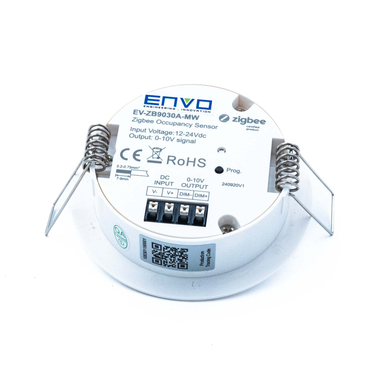 ENVO ZigBee Ceiling Mounted Microwave Sensor, 0 - 10V Dimming - EV - ZB9030A - MW - powersupplymall.com