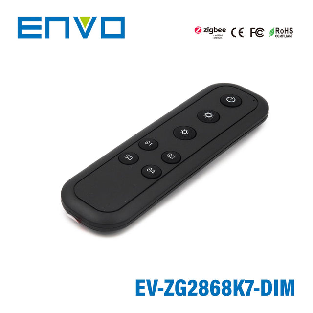 ENVO Zigbee Economic Single Colour Remote - EV-ZB2868K7-DIM - powersupplymall.com