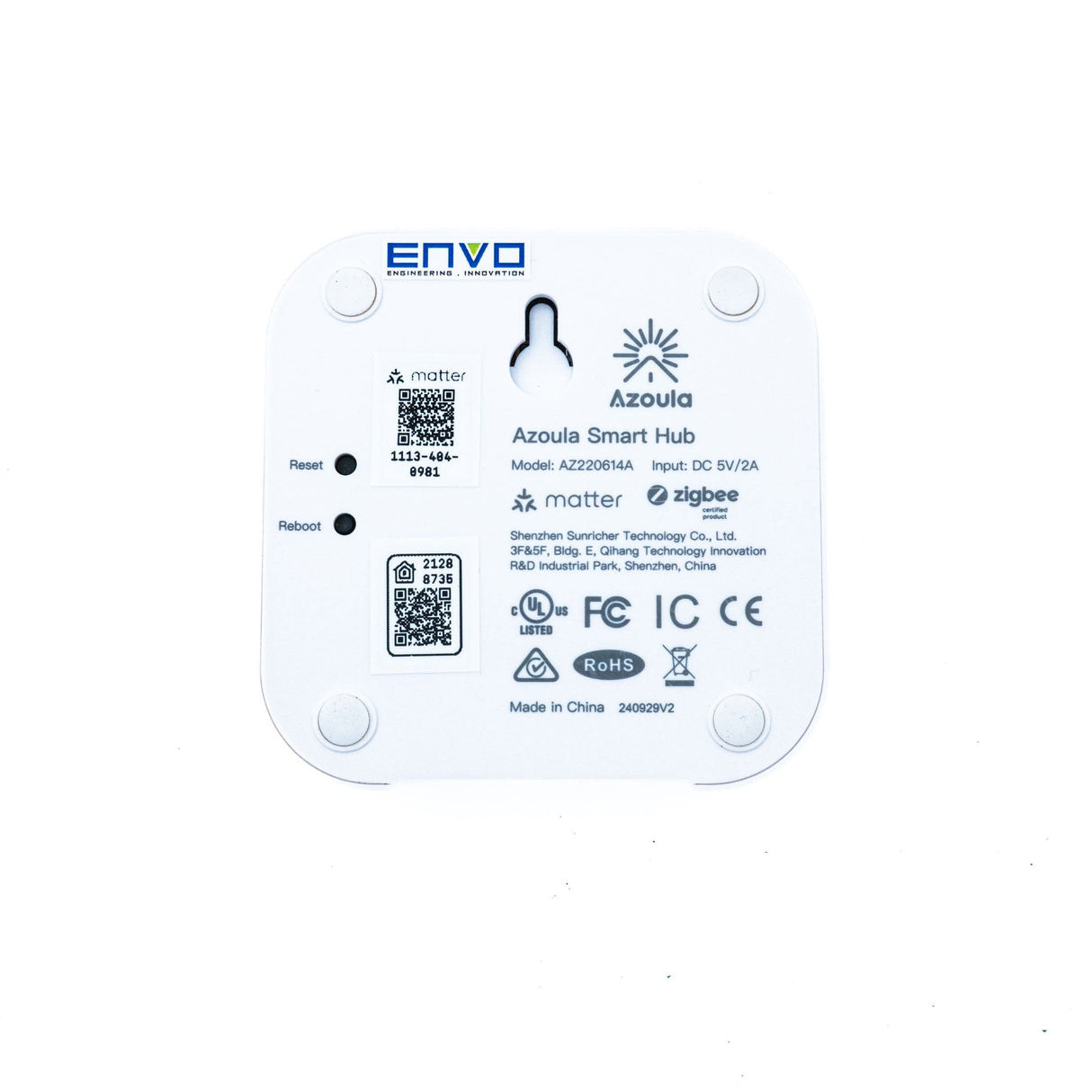 ENVO ZigBee Gateway Smart Hub - EV - ZBGW - powersupplymall.com