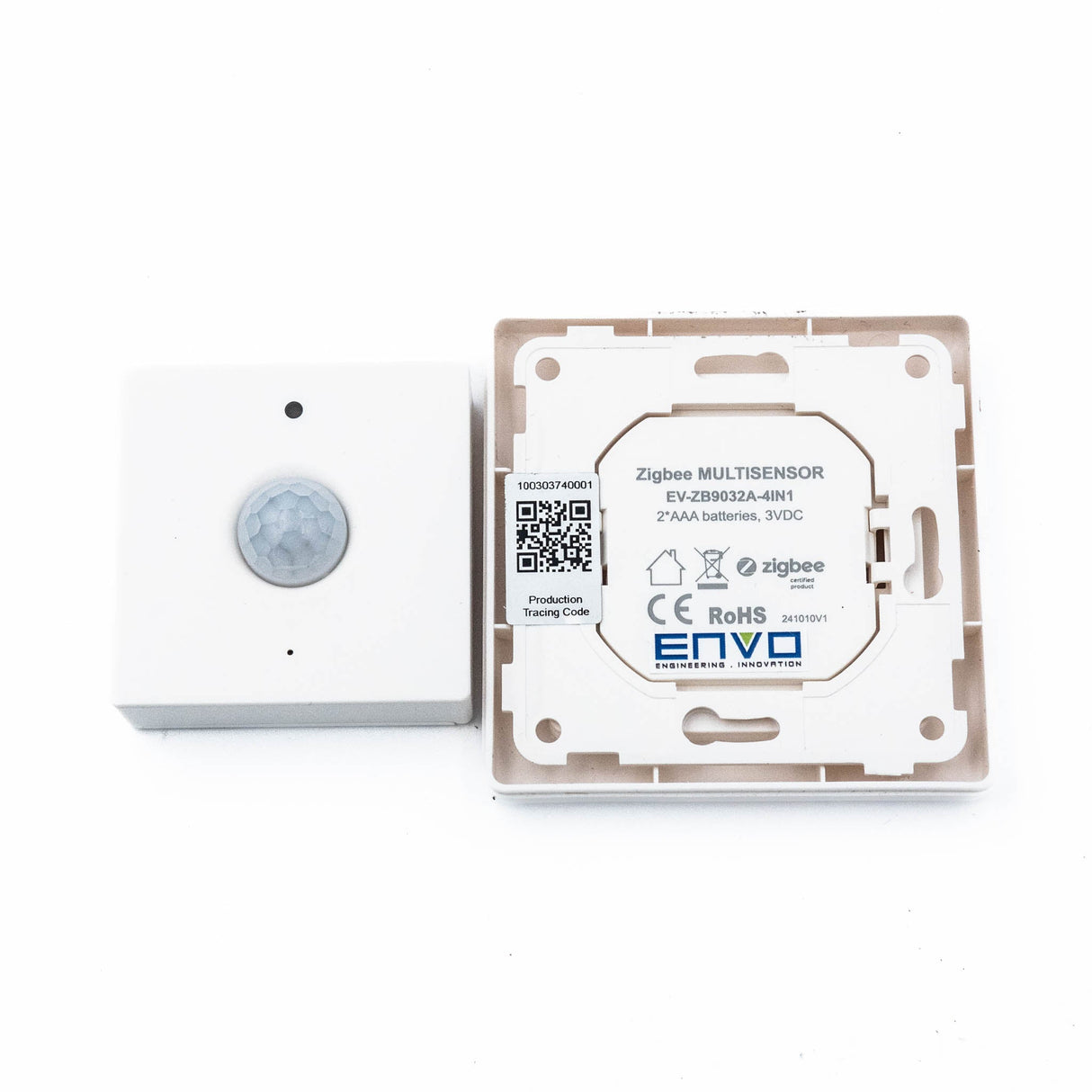 ENVO ZigBee Motion + Light + Temperature + Humidity 4 - in - 1 Sensor - EV-ZB9032A-4IN1 - powersupplymall.com