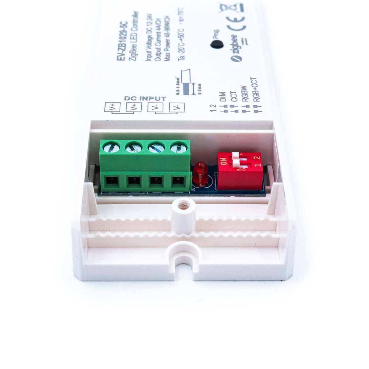 ENVO ZigBee Super Thin 5 Channel Controller 12-24V 4A per Channel - EV-ZB1029-5C - powersupplymall.com