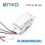 ENVO ZigBee US Standard Push Button Smart Dimmer - EV - ZB2835PAC(US) - powersupplymall.com