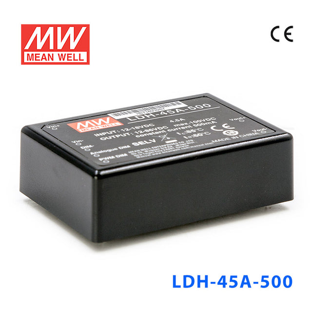 Mean Well LDH-45A-500 DC/DC LED Driver CC 500mA - Step-up