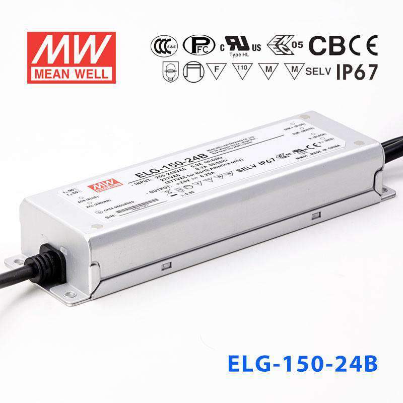 Mean Well ELG-150-24B Power Supply 150W 24V - Dimmable