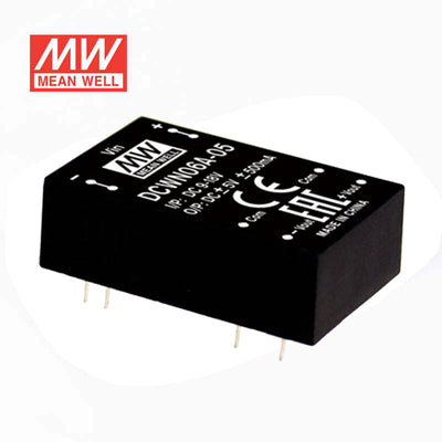 Mean Well DCWN06C-15 DC-DC Converter - 6W 36~72V DC in 15V out 400mA