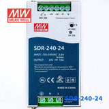 Mean Well SDR-240-24 Single Output Industrial Power Supply 240W 24V 10A - DIN Rail - PHOTO 2
