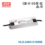 Mean Well HLG-240H-C1050B Power Supply 249.9W 1050mA - Dimmable