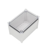 Boxco S-Series 7.48 x 11.02 x 7.09 Inches(190x280x180mm) Plastic Enclosure, IP67, IK08, ABS, Transparent Cover, Screw Type - PHOTO 1
