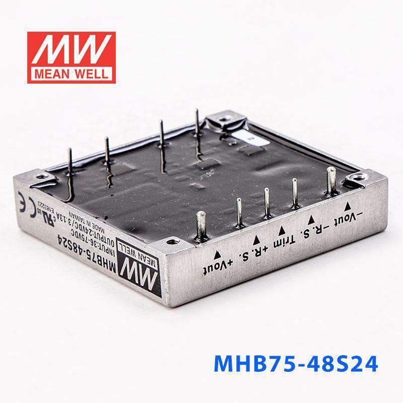 Mean Well MHB75-48S24 DC-DC Converter - 75W - 36~72V in 24V out 3.13A - PHOTO 4