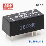 Mean Well SUS01L-15 DC-DC Converter - 1W - 4.5~5.5V in 15V out