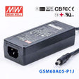 Mean Well GSM60A05-P1J Power Supply 30W 5V 6A