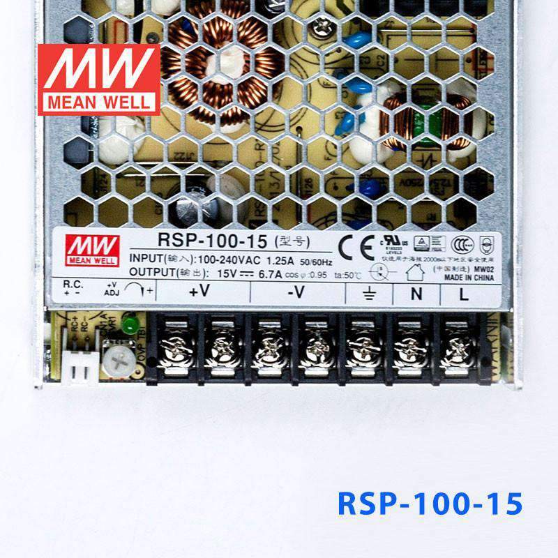 Mean Well RSP-100-15 Power Supply 100W 15V 6.7A - PHOTO 2
