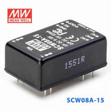 Mean Well SCW08A-15 DC-DC Converter - 8W 9~18V DC in 15V out - PHOTO 1