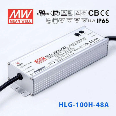 Mean Well HLG-100H-48A Power Supply 100W 48V - Adjustable 2A