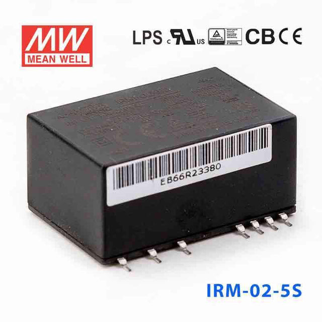 Mean Well IRM-02-5S Switching Power Supply 2W 5V 400mA - Encapsulated