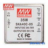Mean Well SKA40C-05 DC-DC Converter - 35W - 36~75V in 5V out - PHOTO 2