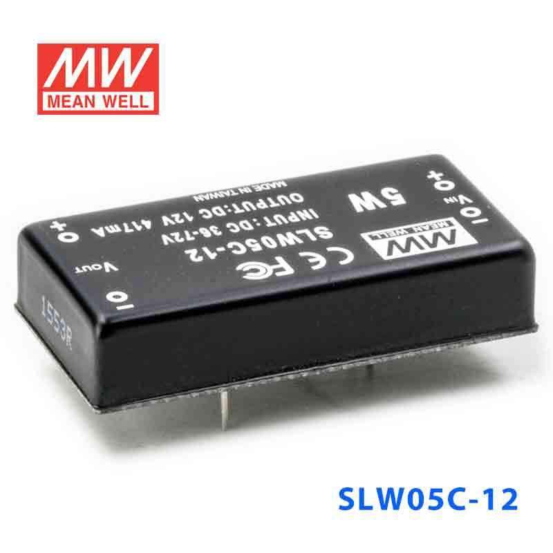 Mean Well SLW05C-12 DC-DC Converter - 5W - 36~72V in 12V out - PHOTO 1