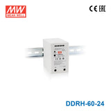 Mean Well DDRH-60-24 Ultra Wide Input DC-DC Converter, 60W 24V 2.5A