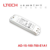 LTECH AD-15-100-700-E1A1 15W 100 ~ 700mA CC 0/1-10V LED Driver - Selectable Output - AD-15-100-700-E1A1 - powersupplymall.com