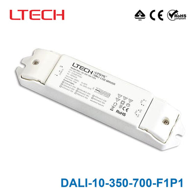 LTECH DALI-10-350-700-F1P1 10W 350mA ~ 700mA CC Dali LED Driver - Selectable Output