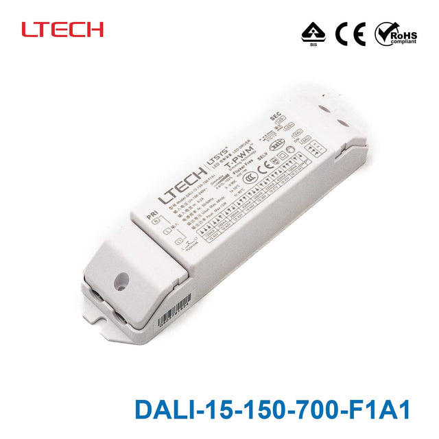 Ltech DALI-15-150-700-F1A1 15W 150mA ~ 700mA Dali LED Driver - Selectable Output - DALI-15-150-700-F1A1 - powersupplymall.com