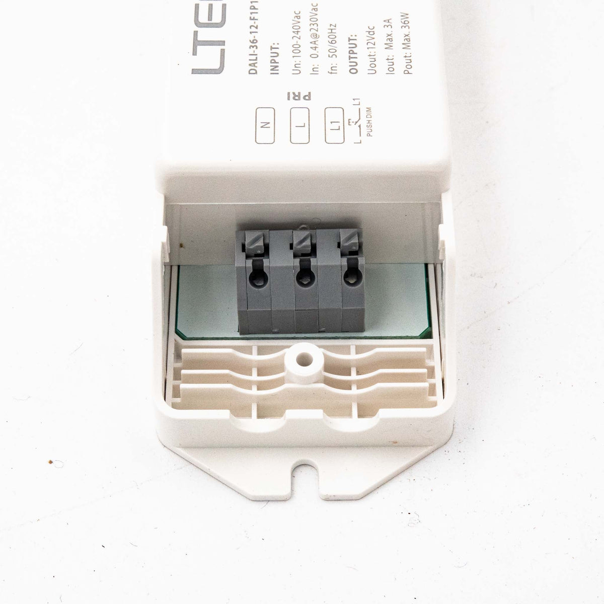 LTECH DALI-36-12-F1P1 36W 12VDC CV DALI LED Driver 3A - DALI-36-12-F1P1 - powersupplymall.com