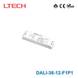 LTECH DALI-36-12-F1P1 36W 12VDC CV DALI LED Driver 3A - DALI-36-12-F1P1 - powersupplymall.com
