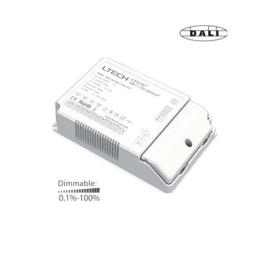 LTECH DALI - 50 - 500 - 1750 - F1P2 50W 500mA ~1750mA CC Dali LED Driver - Selectable Output - DALI - 50 - 500 - 1750 - F1P2 - powersupplymall.com