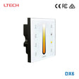 Ltech DX6 Wireless RF/DMX512 Multi - zone Touch Panel - Colour Temperature - DX6 - powersupplymall.com