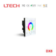 Ltech DX8 Wireless RF/DMX512 Multi - zone Touch Panel - RGBW - DX8 - powersupplymall.com