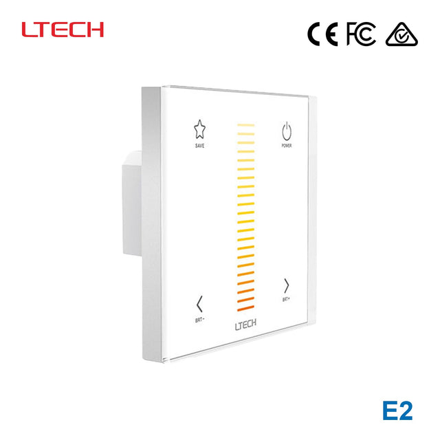 Ltech E2 Single-zone Touch Panel - Colour Temperature - E2 - powersupplymall.com