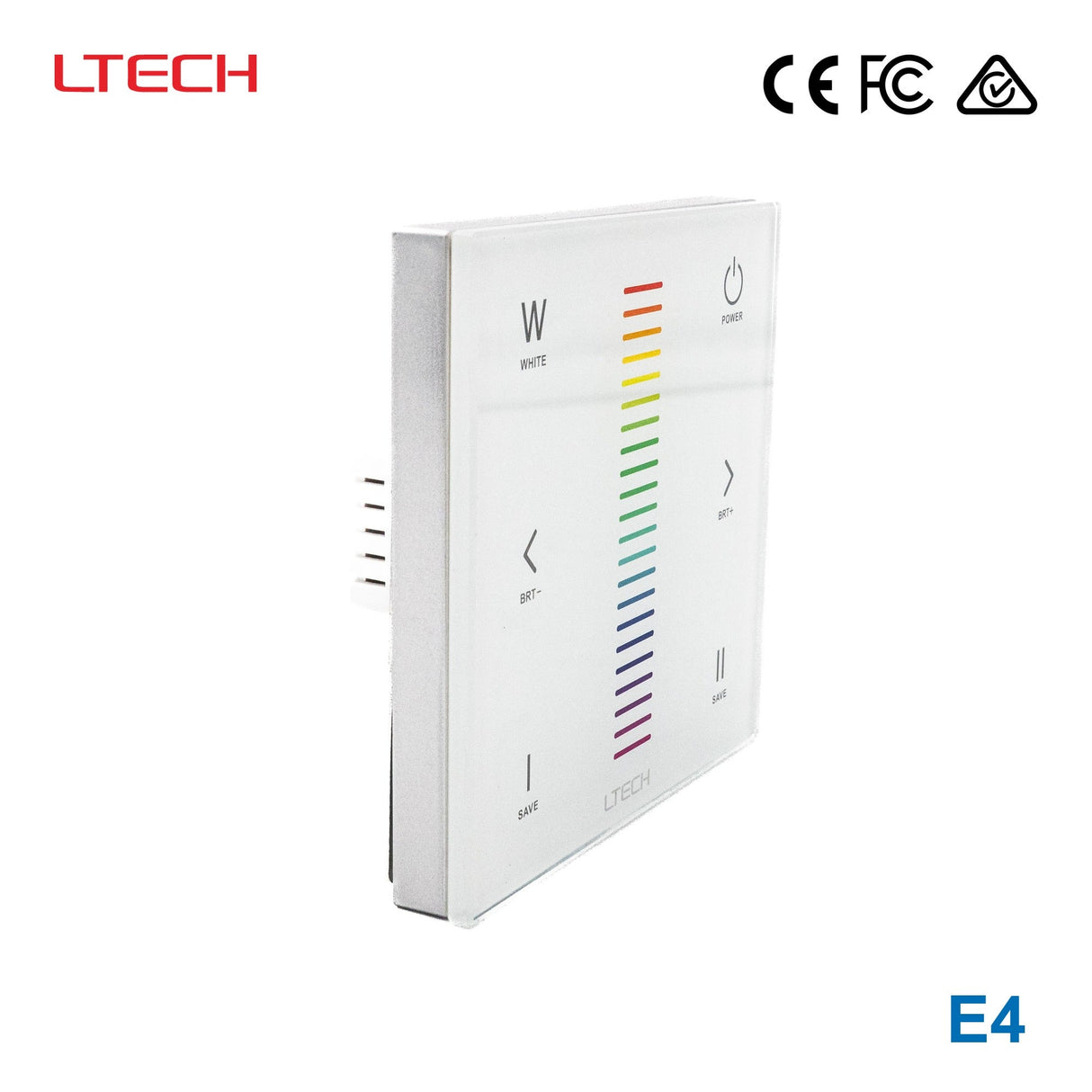 Ltech E4 Single - zone Touch Panel - RGBW - E4 - powersupplymall.com