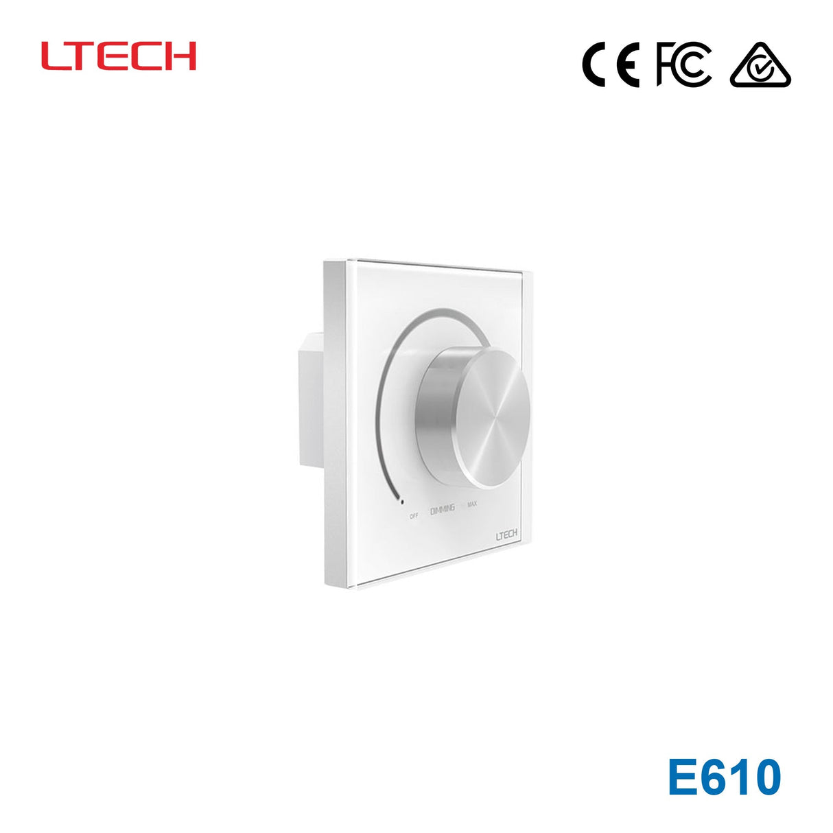 Ltech E610 Rotary Panel - 0-10V Dimmer - E610 - powersupplymall.com