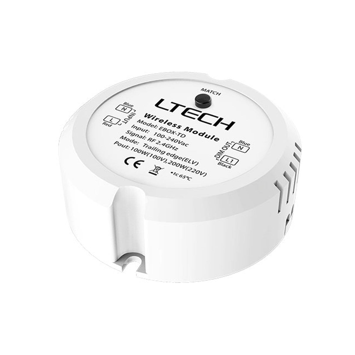 Ltech EBOX - TD LBUS Wireless Module - Triac Dimmer - EBOX-TD - powersupplymall.com
