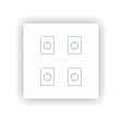 Ltech EDA4 4 Switch Touch Panel - DALI Master Dimmer - EDA4 - powersupplymall.com
