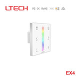 Ltech EX4 Wireless RF/DMX512 Single - zone Touch Panel - RGBW - EX4 - powersupplymall.com