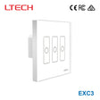 Ltech EXC3 3 Switch Wireless RF/DMX512 Touch Panel - Dimming - EXC3 - powersupplymall.com