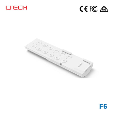 Ltech F6 Wireless RF Multi-zone Remote - Colour Temperature