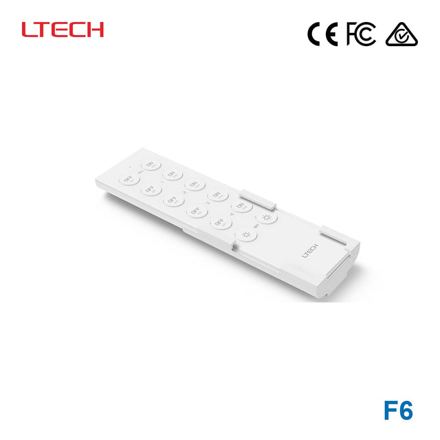 Ltech F6 Wireless RF Multi-zone Remote - Colour Temperature - F6 - powersupplymall.com
