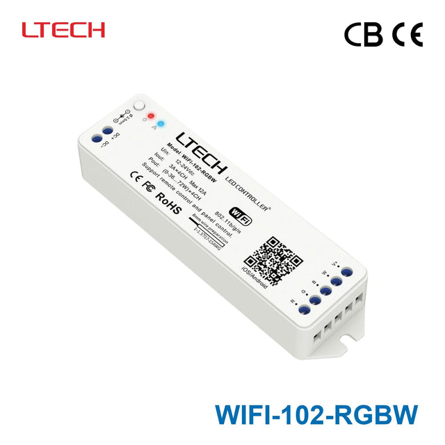 Ltech LED WIFI Controller - RGBW - WIFI-102-RGBW - powersupplymall.com