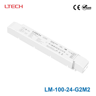 Ltech LM-100-24-G2M2 100W 24VDC CV DMX LED Driver - DMX dimmable 4.17A